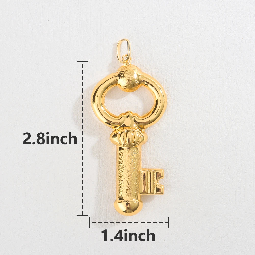 Collar con colgante de mapa de África de gran venta para mujer y hombre, chapado en oro, joyería de moda al por mayor, apilable, uso diario, regalo de fiesta