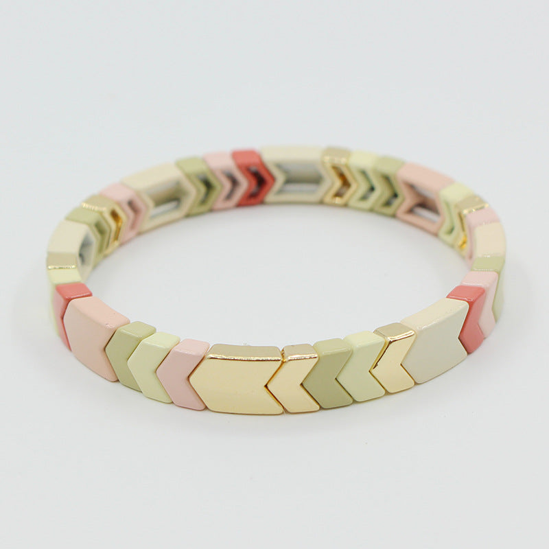 Modisches elastisches Armband mit Böhmen-Pfeil