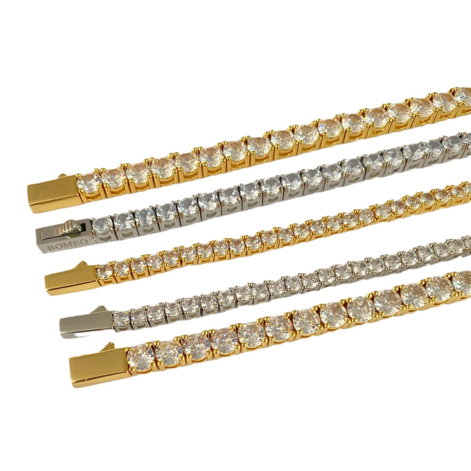 Stainless Steel Titanium Steel Zircon Bracelet