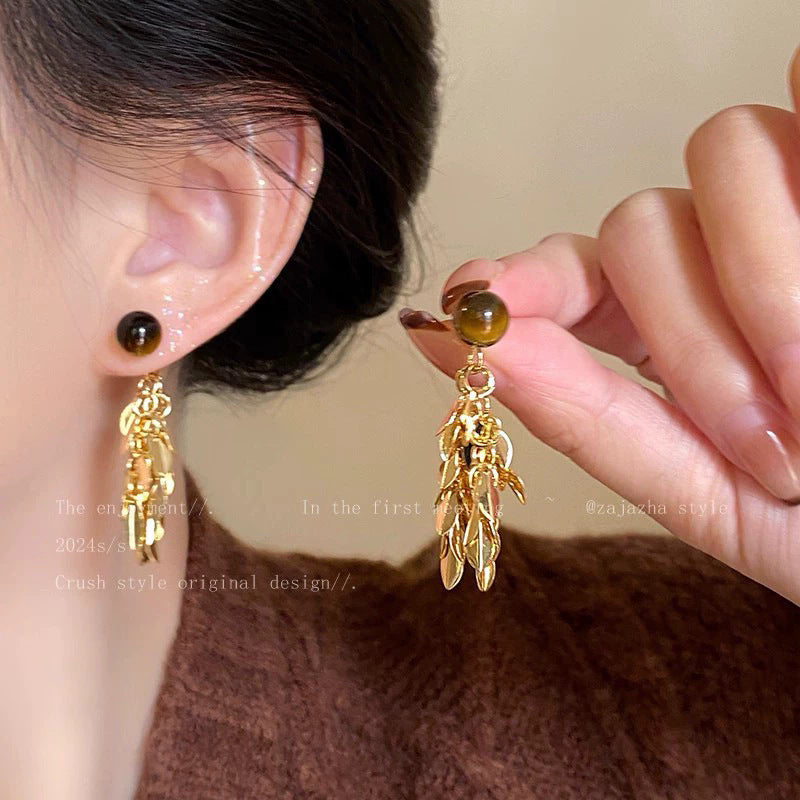Vintage Schildpatt-Leopardenprint Quadratische Ohrstecker für Frauen, Retro Y2K Süße Coole Leoparden Harz-Ohrringe, Trendiger Ästhetischer Alltags-Schmuck Geschenk