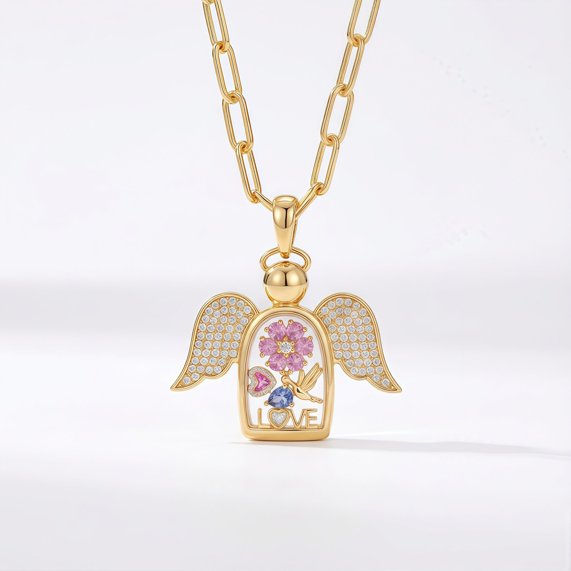 New Niche Cute Folding Necklace