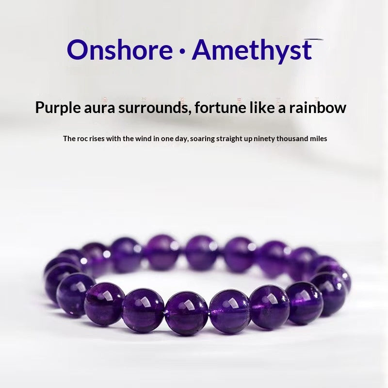 Natürliches Amethyst-Quarz-Armband