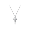 S925 Sterling Silver Versatile Cross Necklace For Women