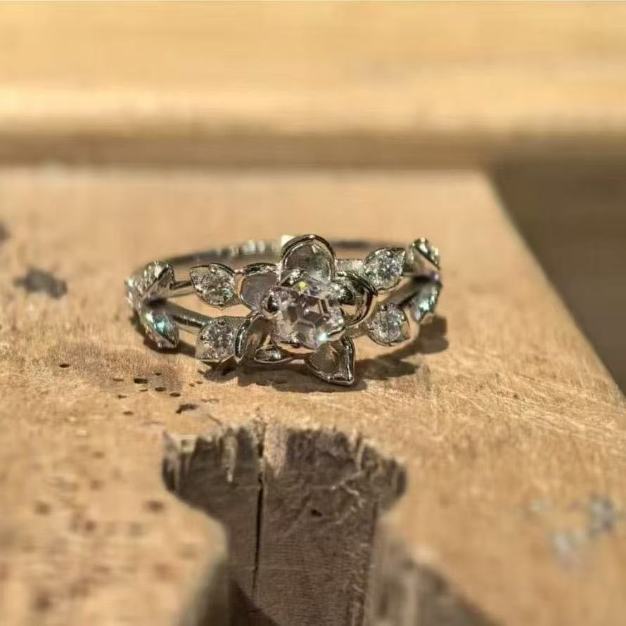 Himmelstern Offener Ring, Eleganter Luxuriöser High-End-Schmuck für den täglichen Gebrauch
