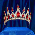 Brides Crystal Crown Party Ball Gown Headpiece