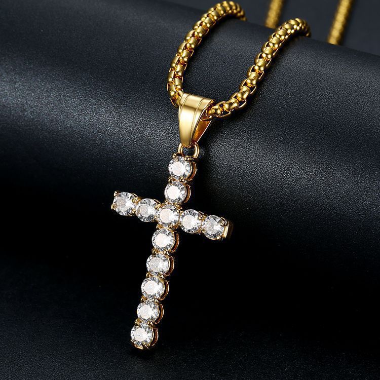 Hot-selling Titanium Steel Fade-resistant Necklace In European And American Styles For Cross-border E-commerce