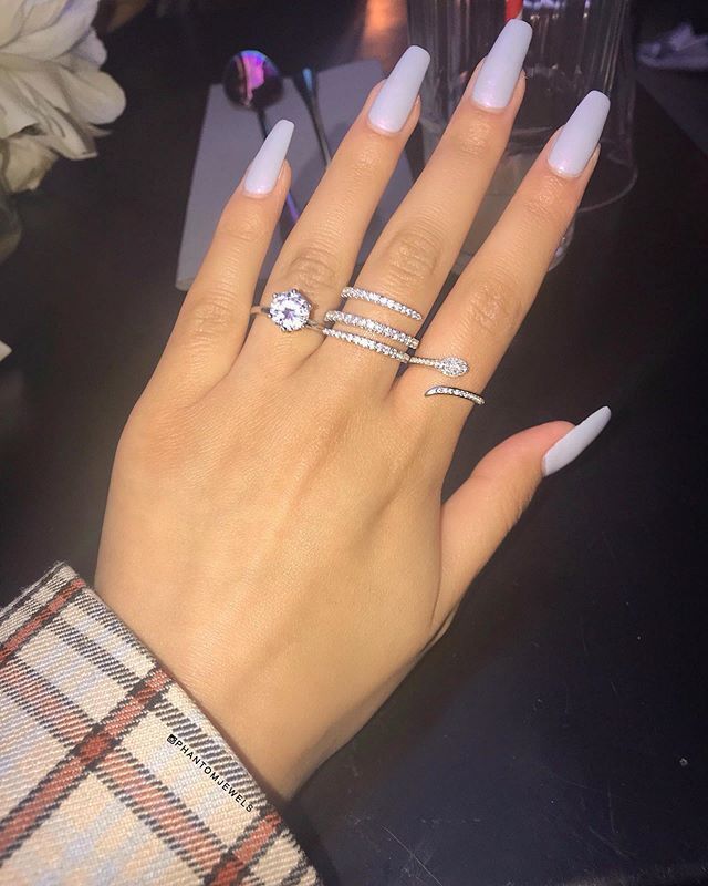 Women's Creative Micro Pave Snake Ring, Three-Line Twisted Row Diamond Simple Versatile Band