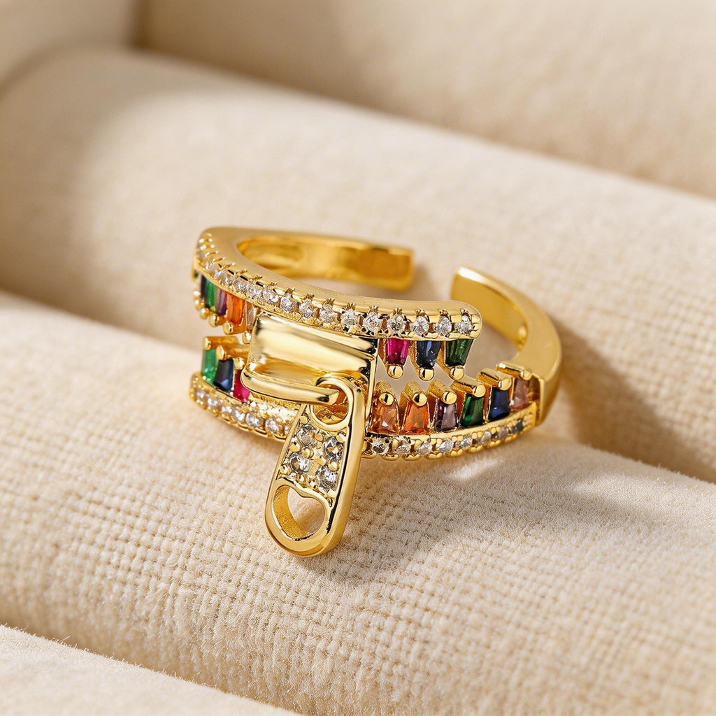 Niche High-end Fashion Zircon Ring