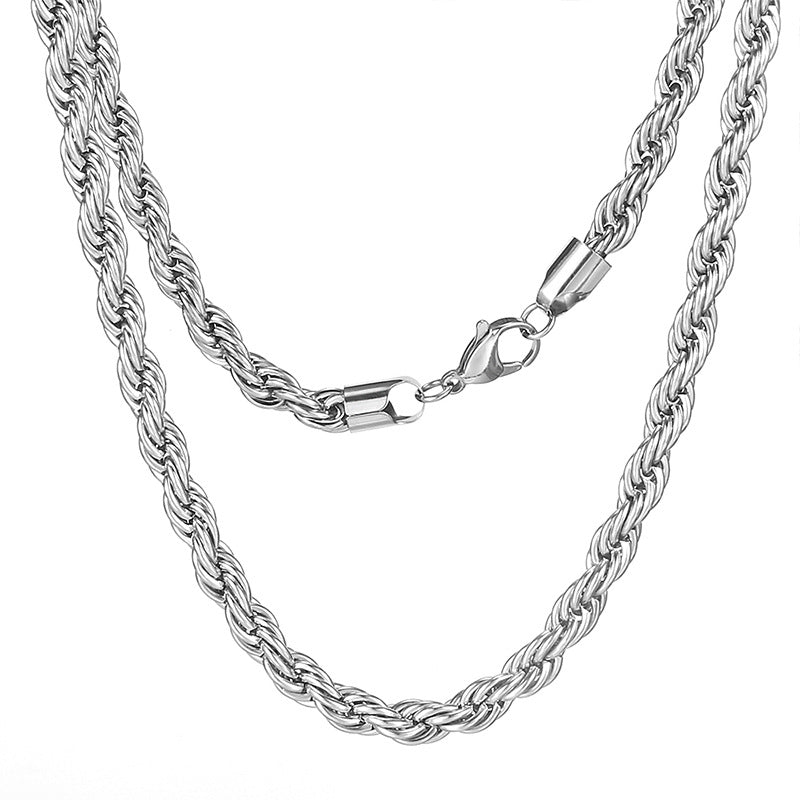 Versatile Stainless Steel Twisted Chain
