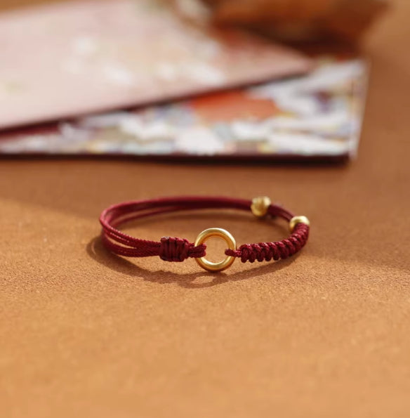 Summer Color Ornament Gallery Original Tossing Beads Finished Red String Handmade Hand Chain