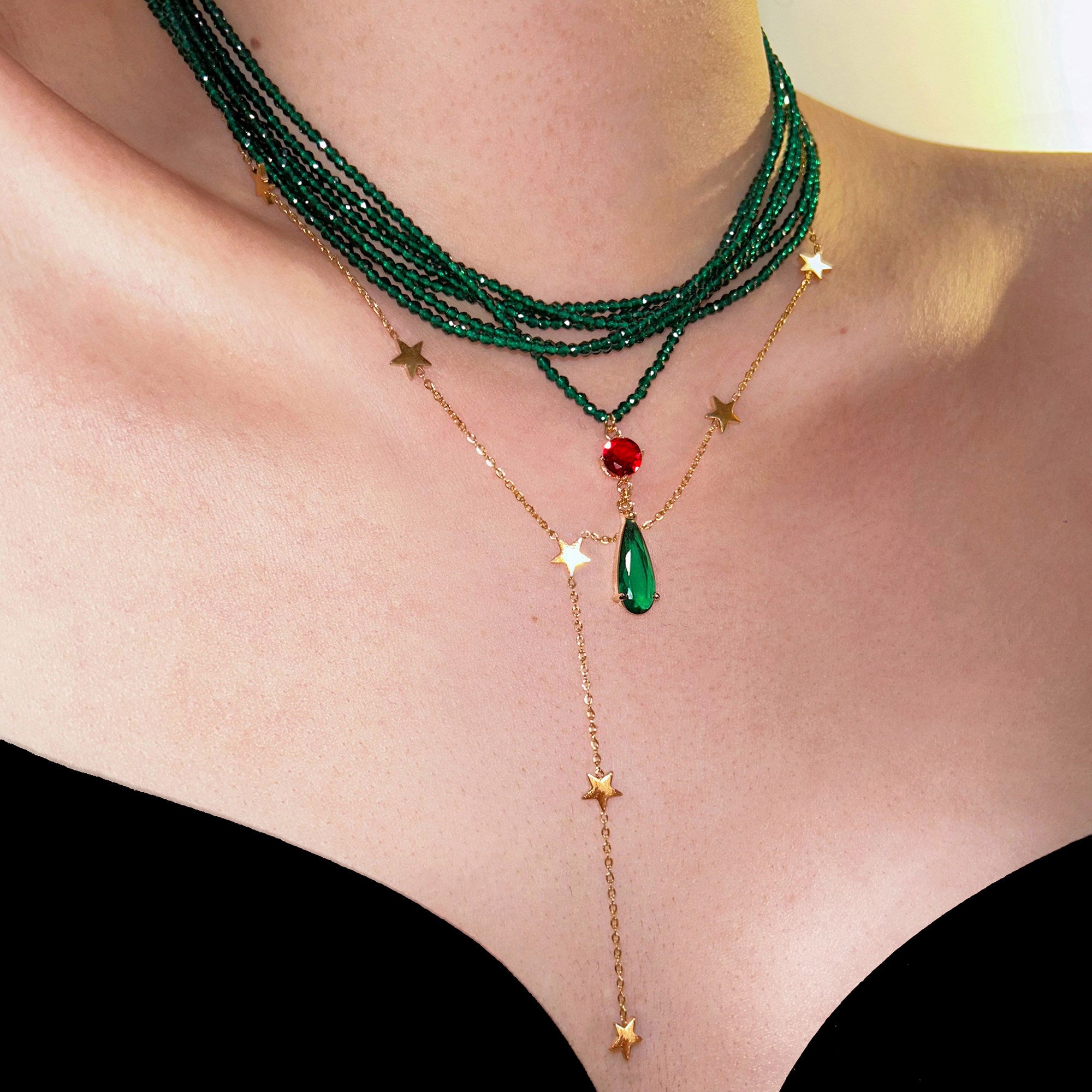 Niche, High-end Choker Layered Necklace