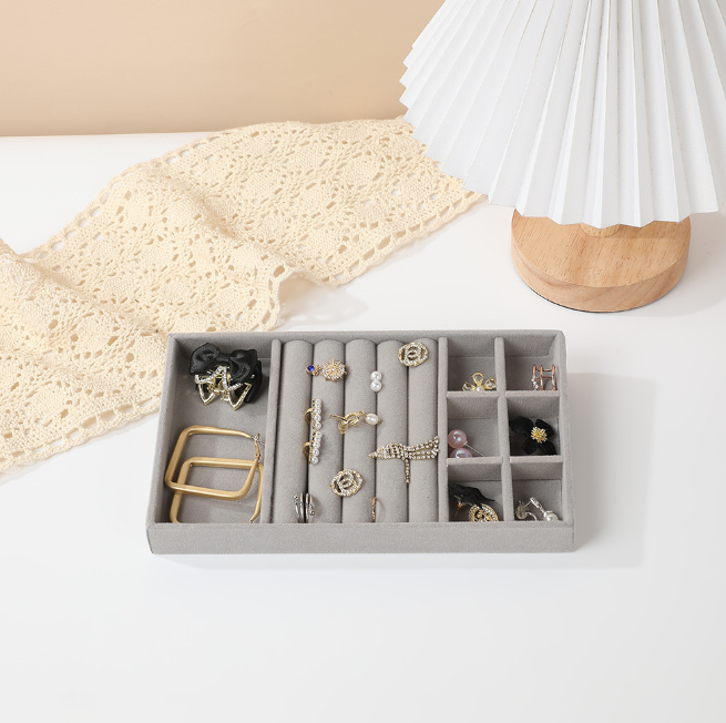 Jewelry Storage Box-Full Exclusion Clause-Beige-1 piece