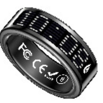Smart Ring With Display For Counting, Heart Rate, Blood Oxygen, Pressure, Sleep, And Exercise Monitoring, Smart Bracelet For The Middle East
