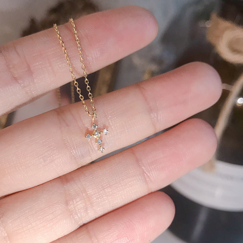 Mini Cross Choker Necklace For Women