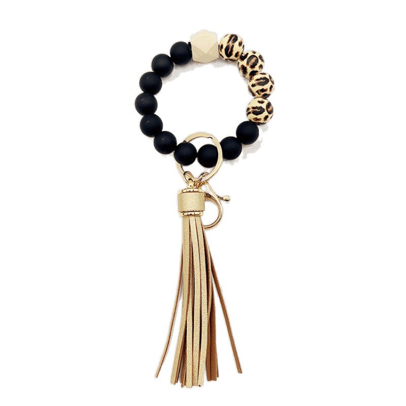 Silicone Tassel Bead Bag Accessory Pendant