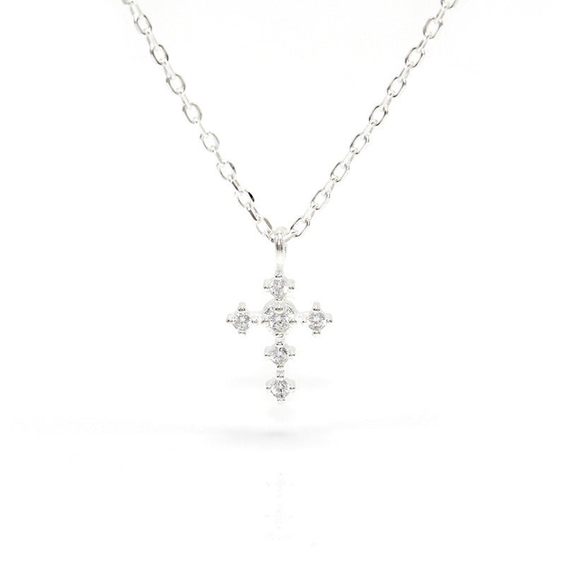 Mini Cross Choker Necklace For Women