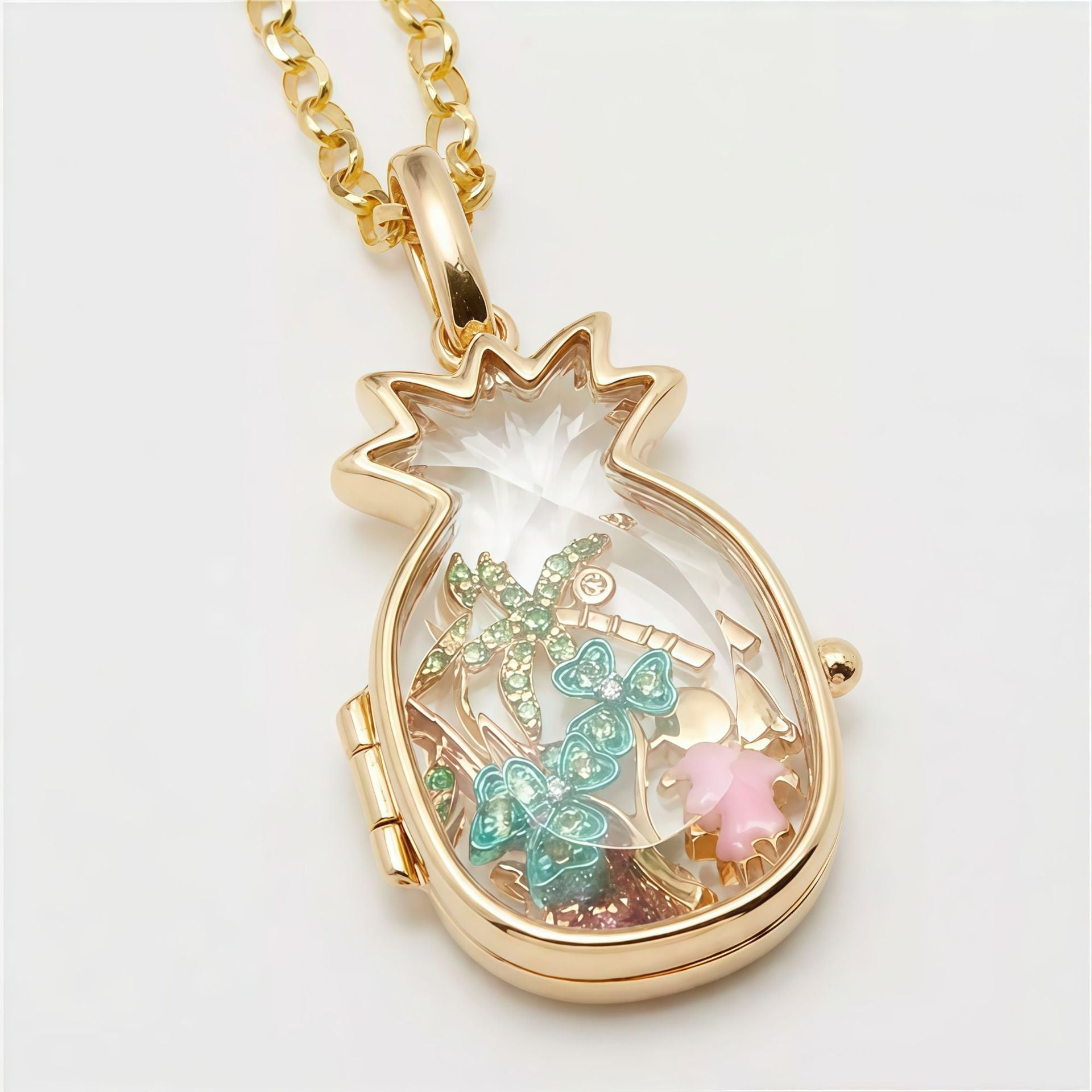 New Niche Cute Folding Necklace