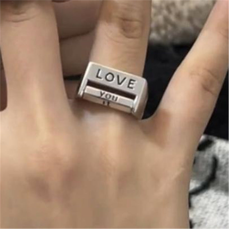 Nti Everything Rotatable Ring, verstellbarer Stimmungsring für Paare