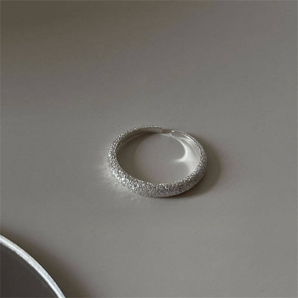 S925 Sterling Silberringe für Damen, minimalistischer Vintage-Fingerschmuck, der nicht anläuft