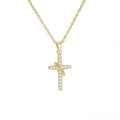 Simple Cross Pendant Necklace For Women