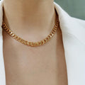 Fashionable Minimalist Cuban-link Necklace With A Premium Feel