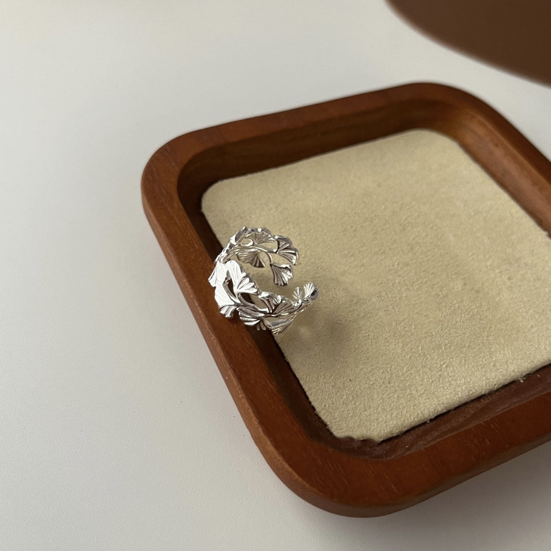 Vintage S925 Silberringe Damen, minimalistische luxuriöse stilvolle Fingerringe