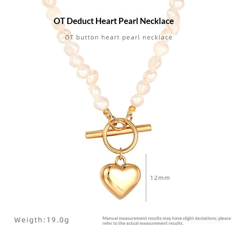 Women's Simple All-Match Freshwater Pearl Necklace