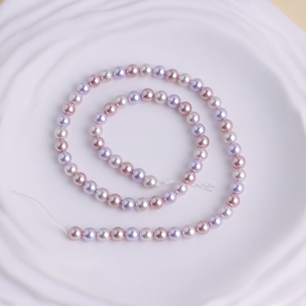 Pearl Loose Beads With Holes For DIY Necklaces