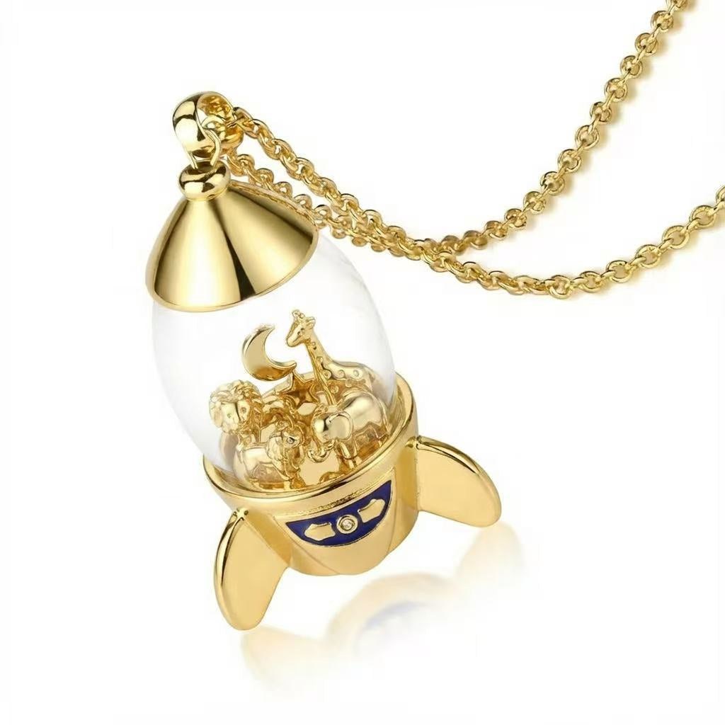 New Niche Cute Folding Necklace