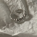 Simple S925 Silver Women Rings, Vintage Non-Tarnish Minimalist Bands