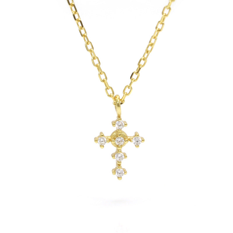 Mini Cross Choker Necklace For Women