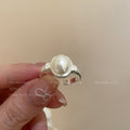 Pearl Flower Open Ring For Women, Luxury High-End, Minimalist Niche Design Index Finger Ring