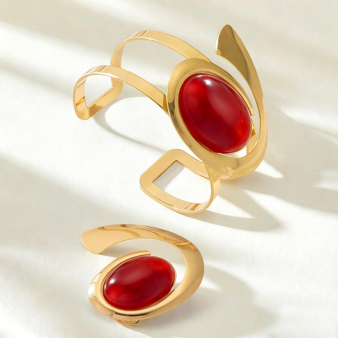 Damen-Armband- und Ring-Set