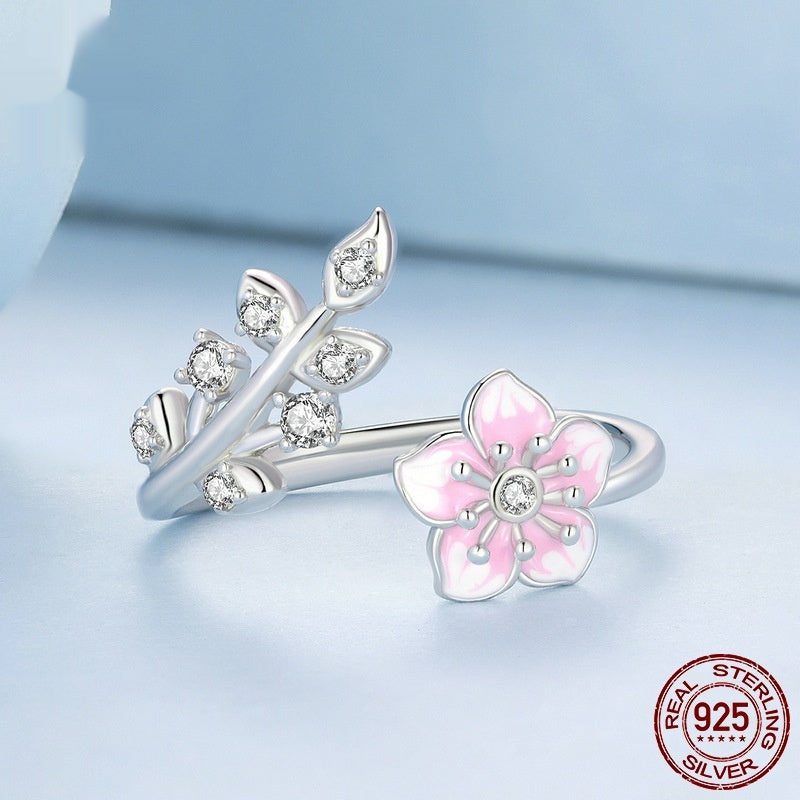 S925 Sterling Silver Open Adjustable Ring