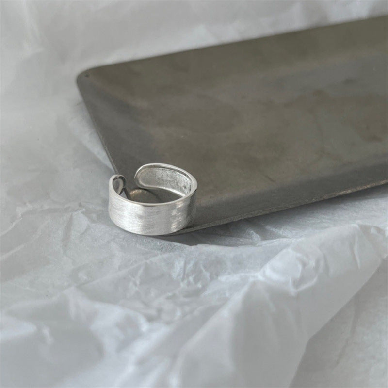 S925 Sterling Silber Damenringe, minimalistisch luxuriöser Vintage-Stil, anlaufbeständige Fingerringe mit einzigartigem Design