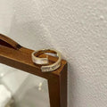 Women's Ring With High-End & Unique Design, Cold Minimalist Style, Japanese Light Luxury, European  American INS Trend, Emerald Ring