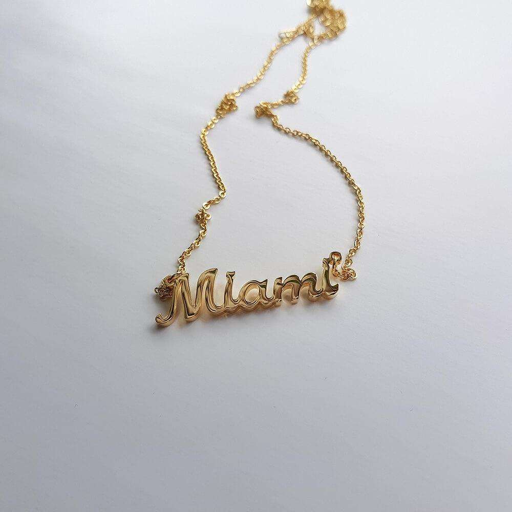 Vera Lux™ Miami Custom Name Necklace